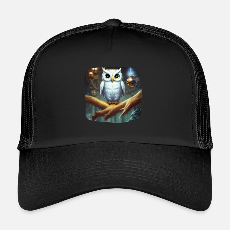 Hibou motif de Noël Casquette trucker 