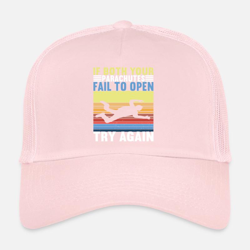 Parachute Parachutist Trucker Cap