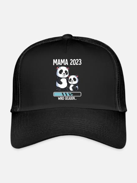 Werdende Mama 2023 - Trucker Cap - Schwarz/Schwarz