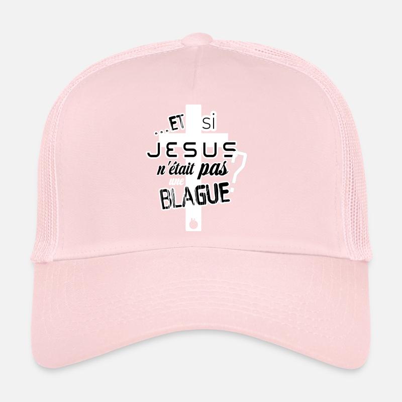 Logo Blanc Noir Casquette trucker 