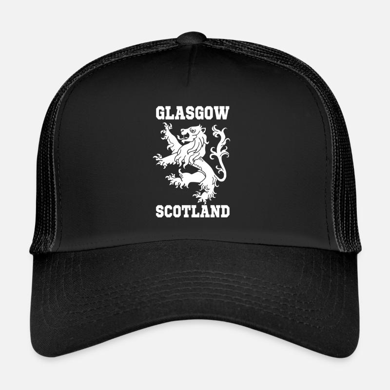 Glasgow Scotland - Trucker Cap - black/black