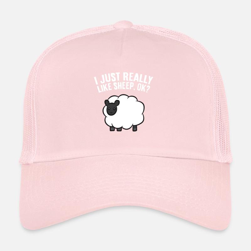 Sheep Lover Sheep Herder I Just Really Like Sheep Trucker Cap