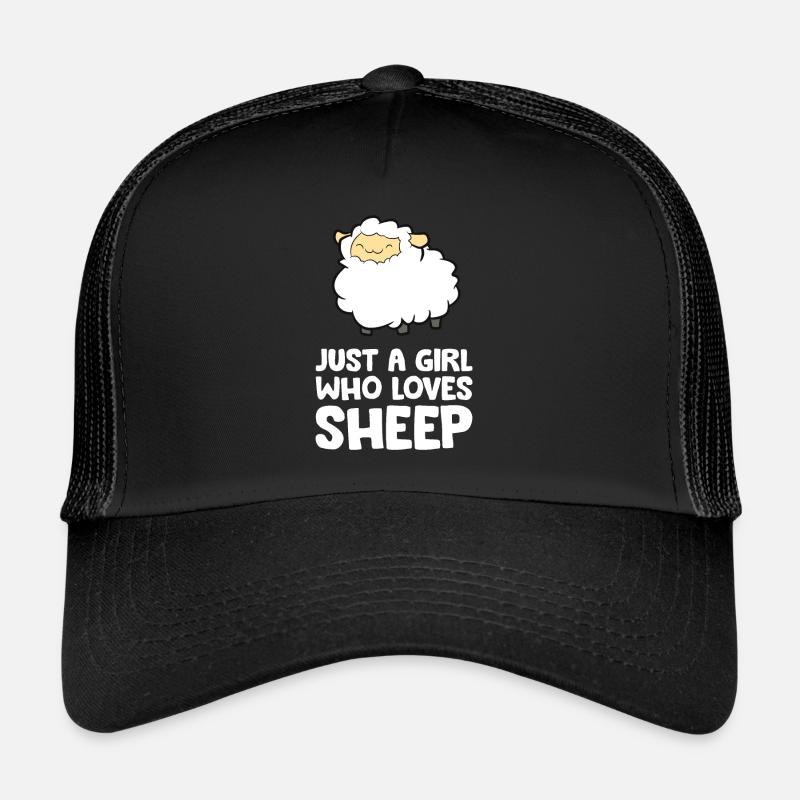 Nur ein Junge, der Schafe liebt Trucker Cap