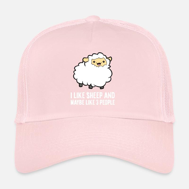 J’aime les moutons et peut-être comme 3 personnes Casquette trucker 