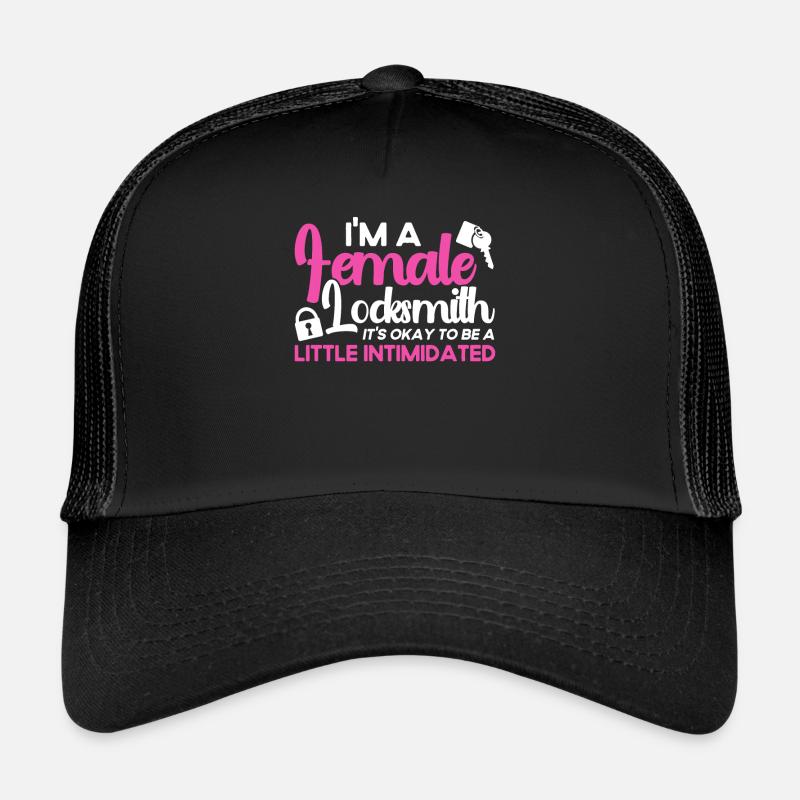 Locksmith lock picking employee locksmith shop Trucker Cap