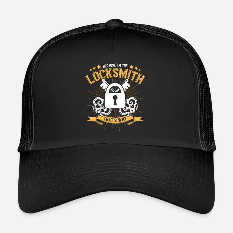 Schlosser Lock Picking Mitarbeiter Schlosserei Trucker Cap