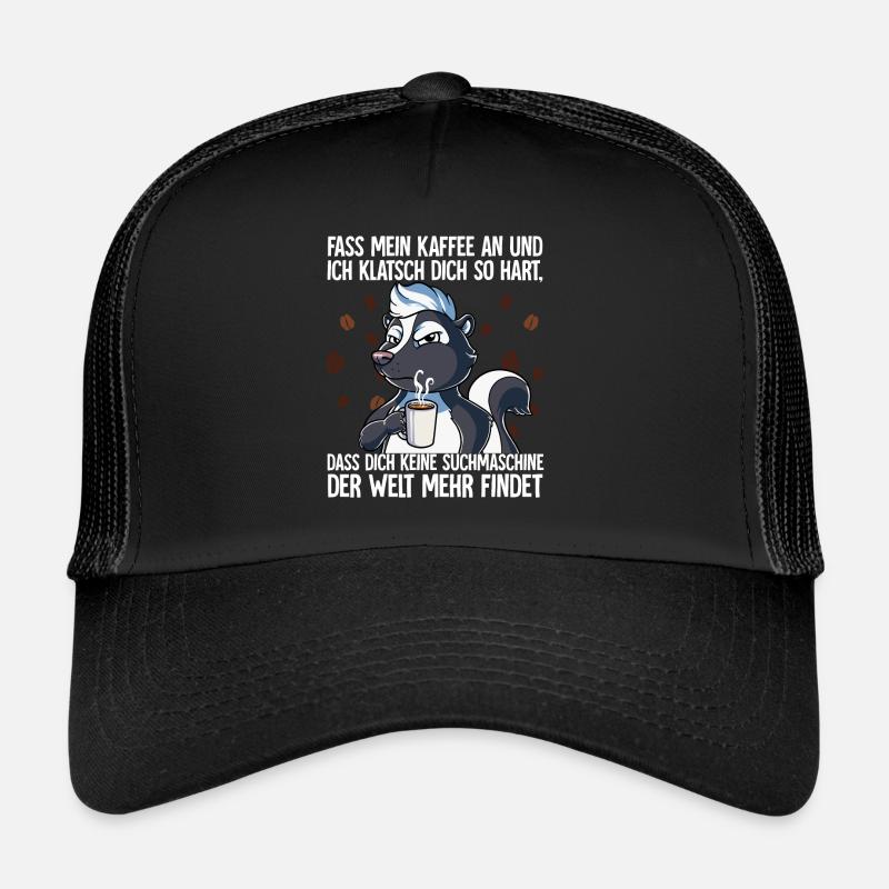 Fass mein Kaffee an und ich klatsch dich Kaffee Trucker Cap