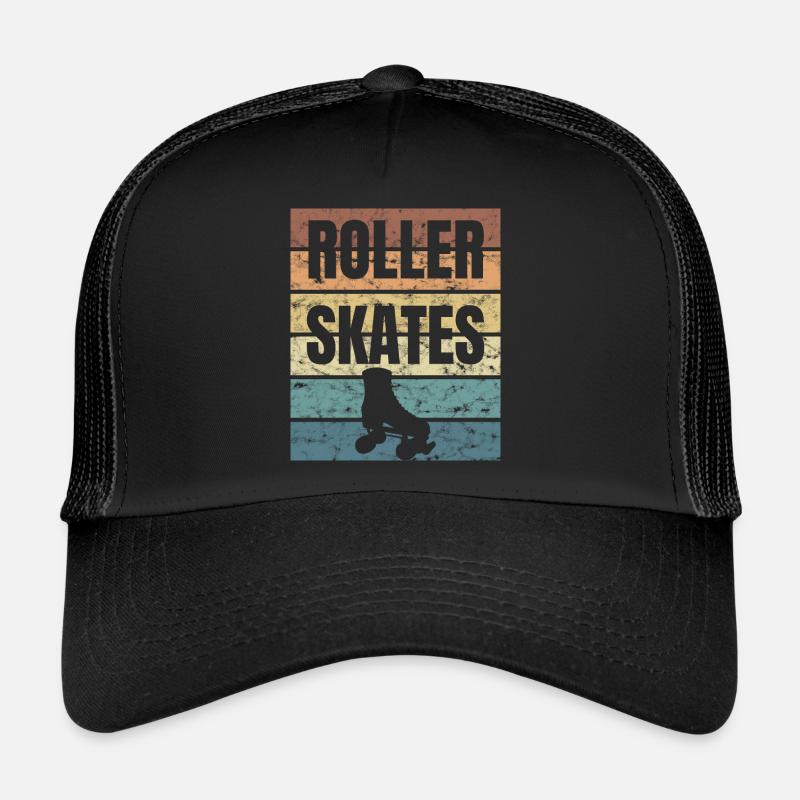 Les patineurs vont à Roller Skate Crunge Effect Casquette trucker 