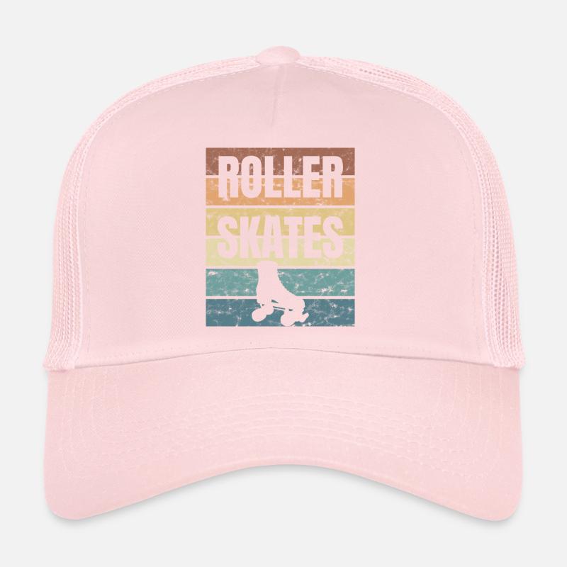 Les patineurs vont à Roller Skate Crunge Effect Casquette trucker 