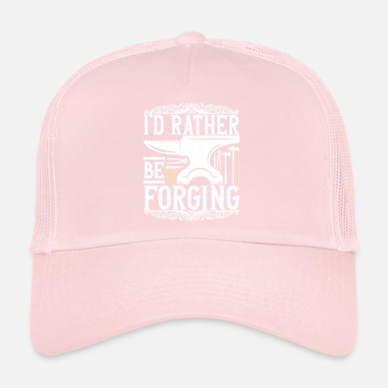 Blacksmith Forging Anvil Trucker Cap