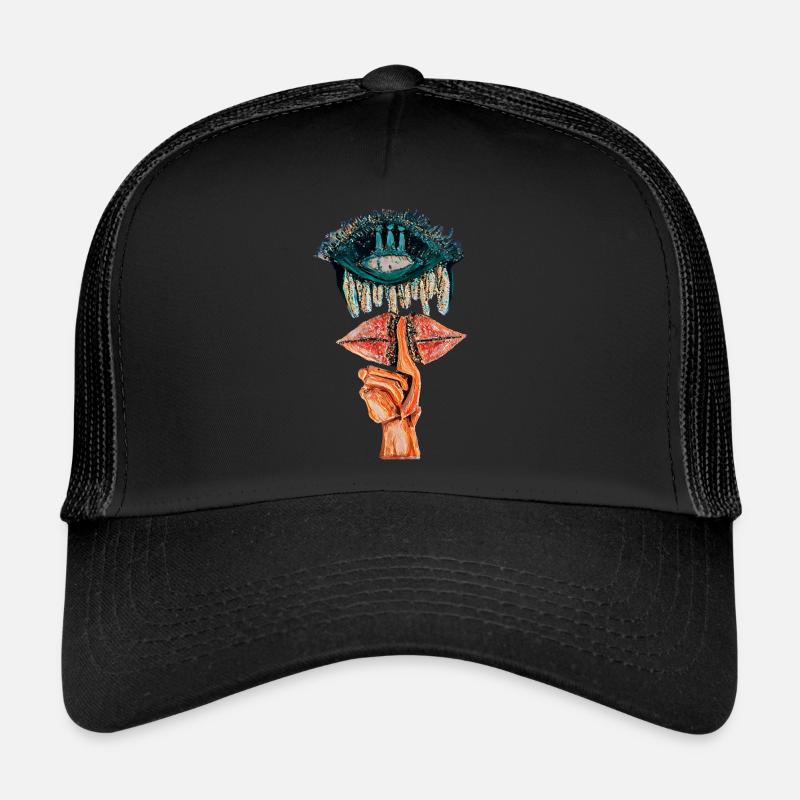 Awen - Trucker Cap - Schwarz/Schwarz