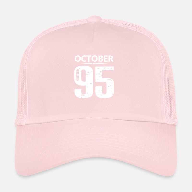 Octobre 1995 Numéro de maillot Casquette trucker 