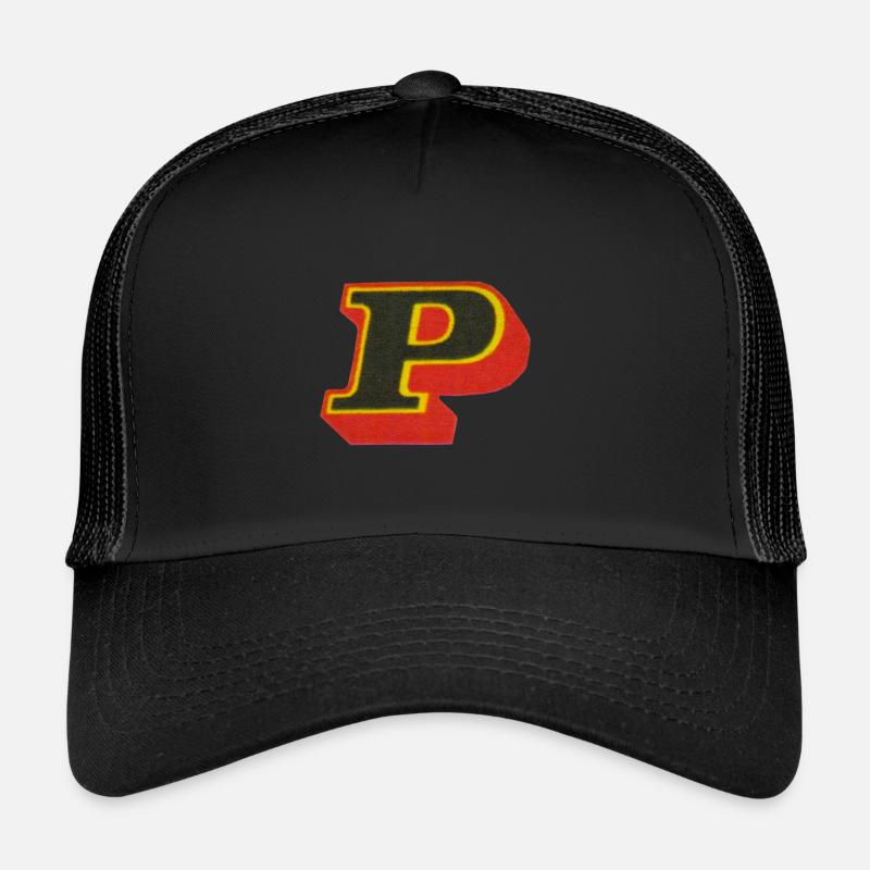 P - Trucker Cap - Schwarz/Schwarz