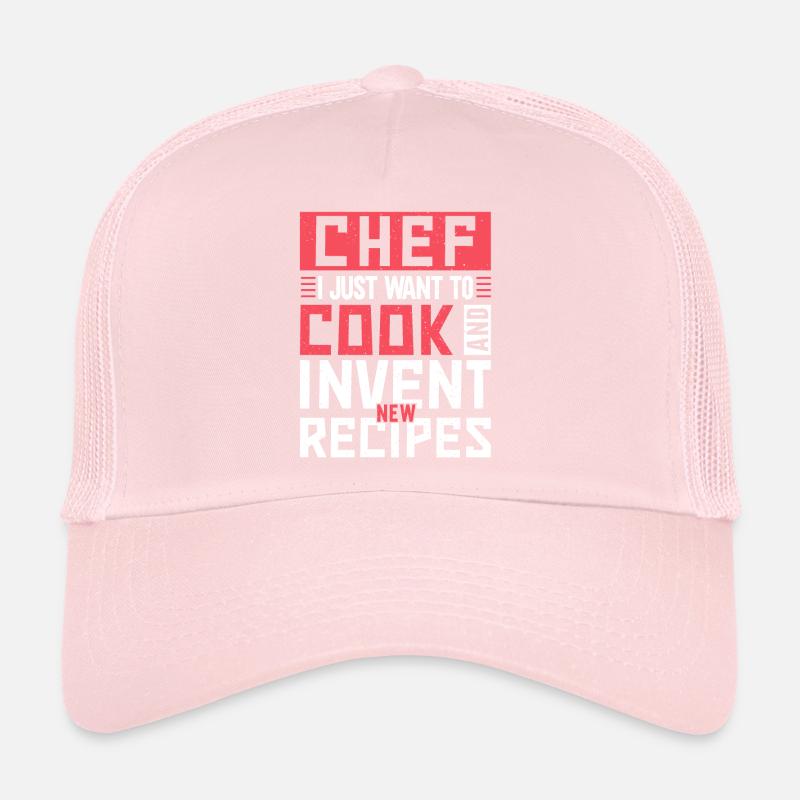 Chef Quote Gift Funny Chef Trucker Cap