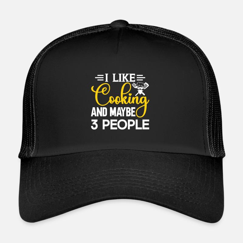 Chef Quote Gift Funny Chef Trucker Cap