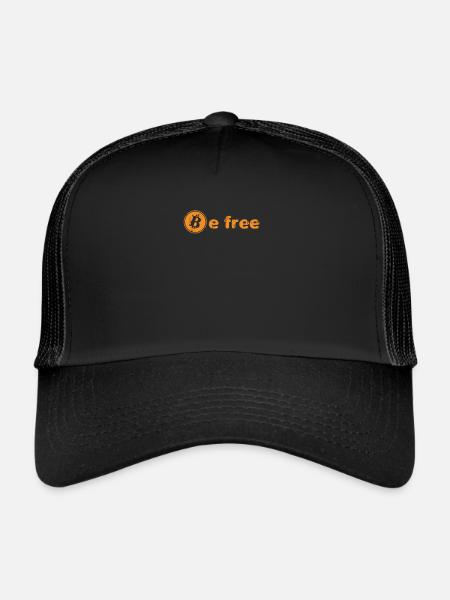 Digital Gold is Free - Trucker Cap - black/black - Front