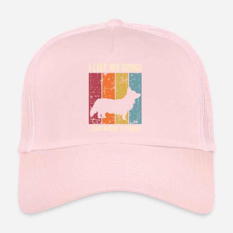 Corgi Gift Dogs Casquette trucker 