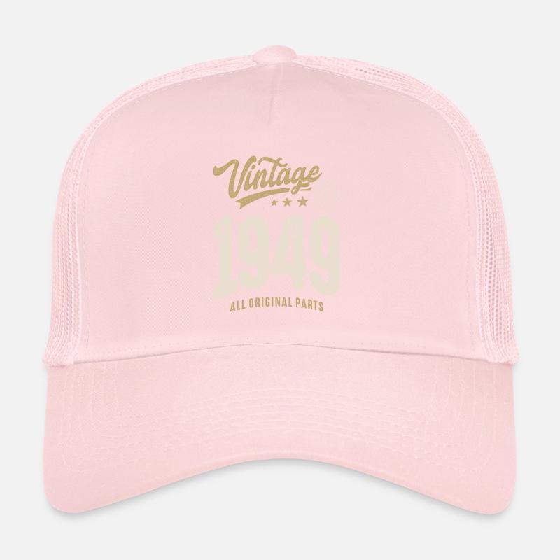 Millésime 1949 - 73ème anniversaire Rétro Classique Casquette trucker 