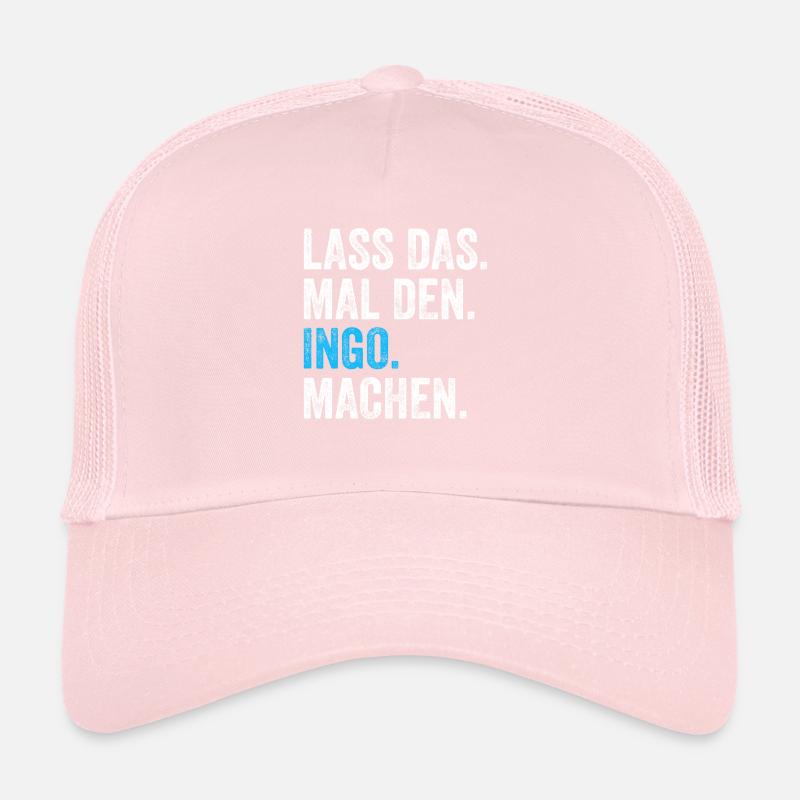 Lass das mal den Ingo machen Name Trucker Cap