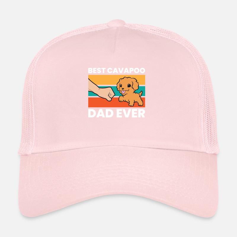 Cavapoo Hund Papa Cavoodle Bester Cavapoo Papa Trucker Cap