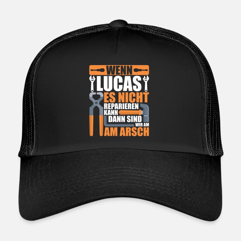 Vorname Lucas Name Geburtstag Geschenk Trucker Cap