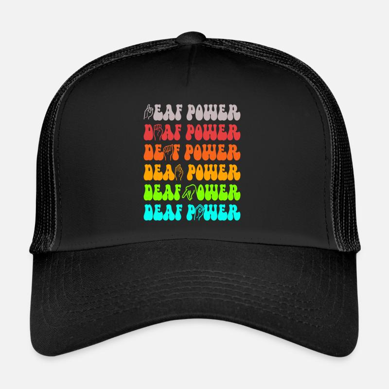 Deaf Deaf Mute Deaf Trucker Cap