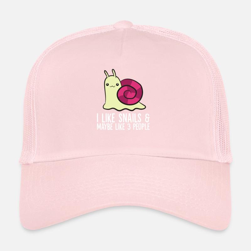 J’aime les escargots et peut-être comme 3 personnes Casquette trucker 