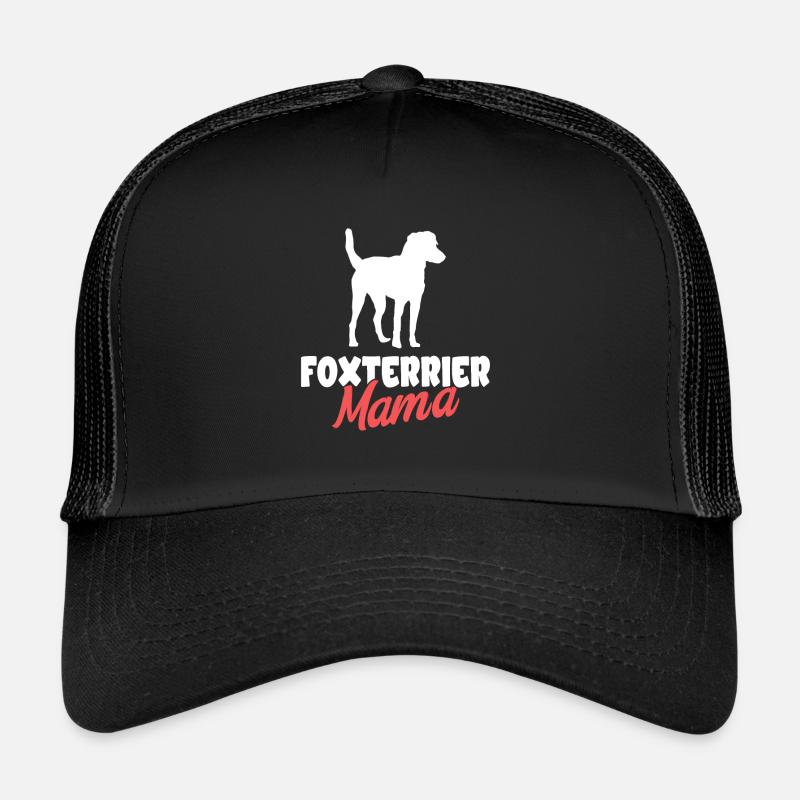 Foxterrier Hund Dog Hundehalter Trucker Cap