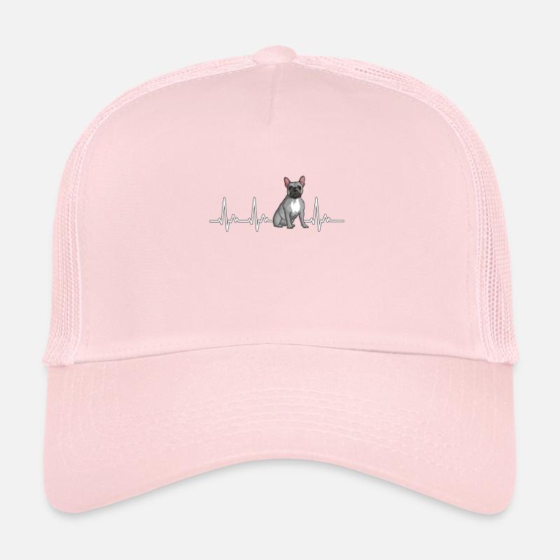 Français Propriétaire de chien bouledogue Casquette trucker 