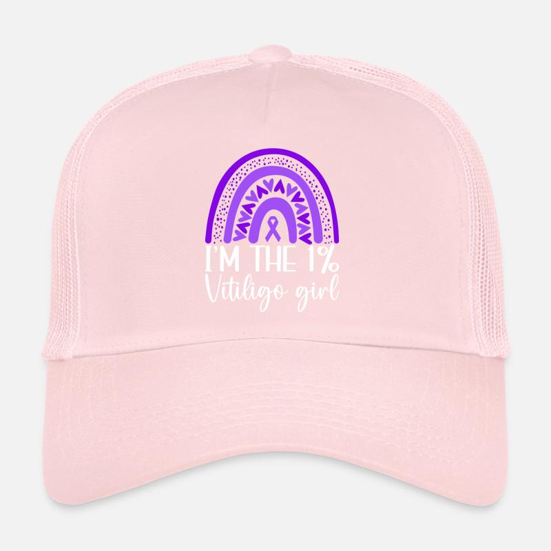 Journée mondiale du vitiligo Casquette trucker 