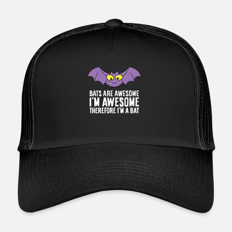 Fledermäuse sind fantastisch Ich bin fantastisch, - Trucker Cap - Schwarz/Schwarz