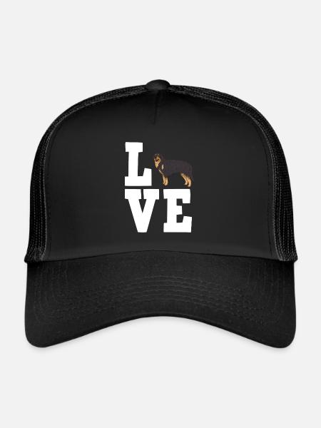 Hovawart Dog Dog Propriétaire de Chien - Casquette trucker  - noir/noir - Devant
