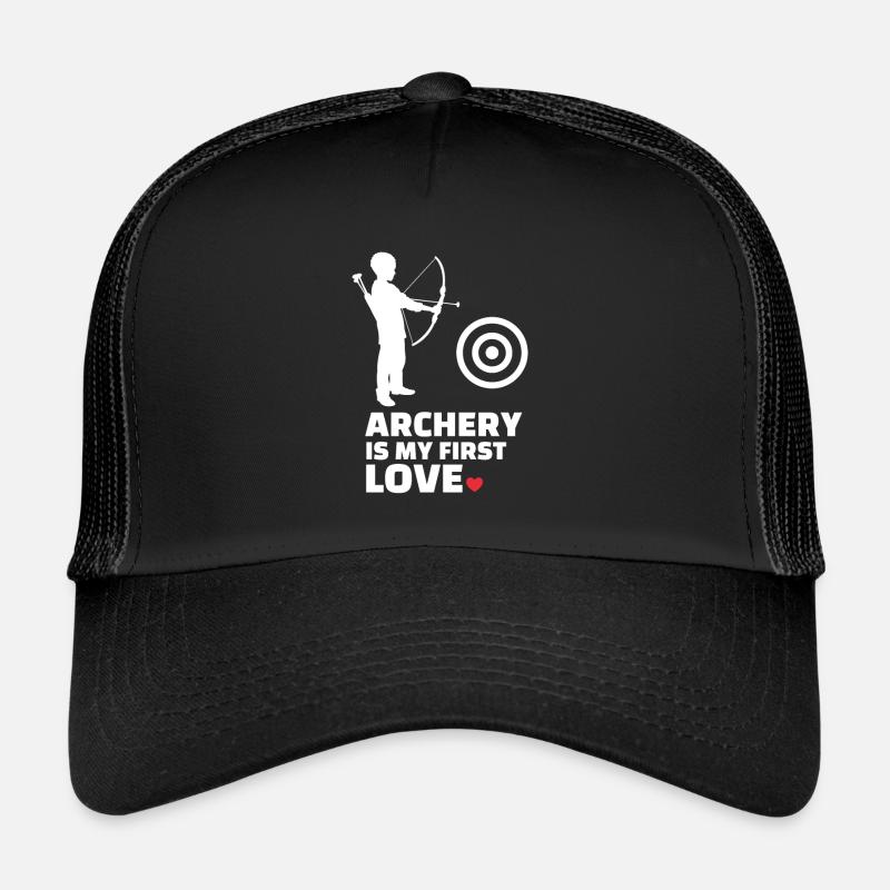 Ich Liebe Bogenschießen Stilvolles Trucker Cap