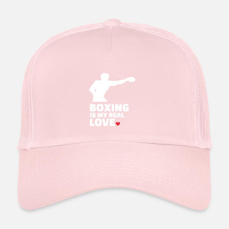 J’aime la boxe pour tous les boxeurs et les amateurs de boxe. Casquette trucker 