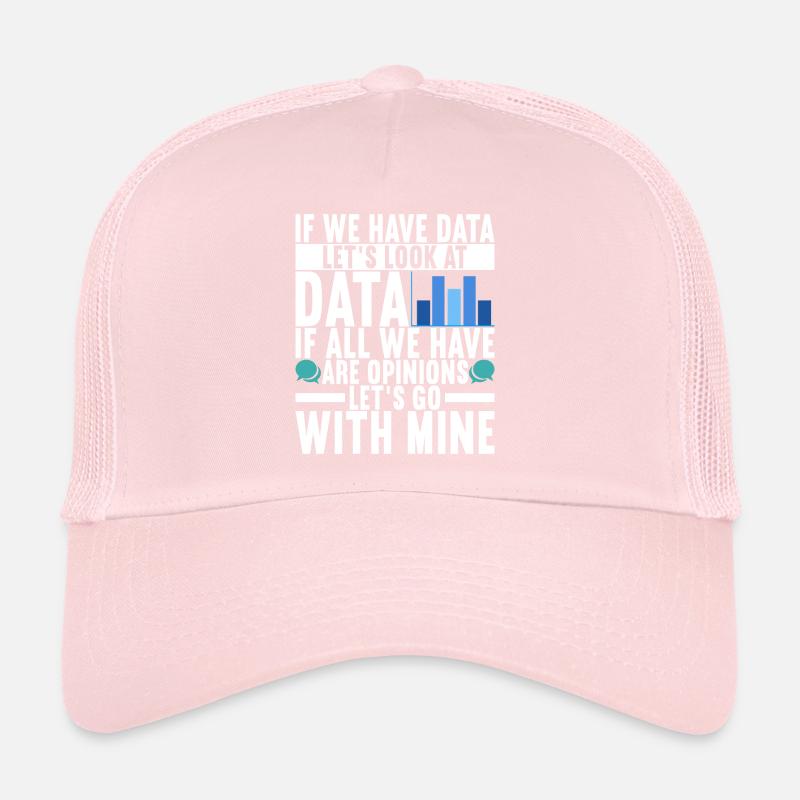 Analyste de données Data Scientist Casquette trucker 