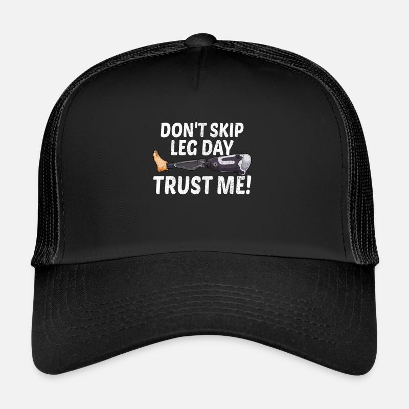Leg surgery wheelchair lost leg Trucker Cap