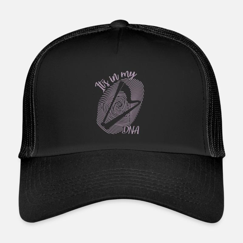 Jouer de la harpe est mon ADN Casquette trucker 