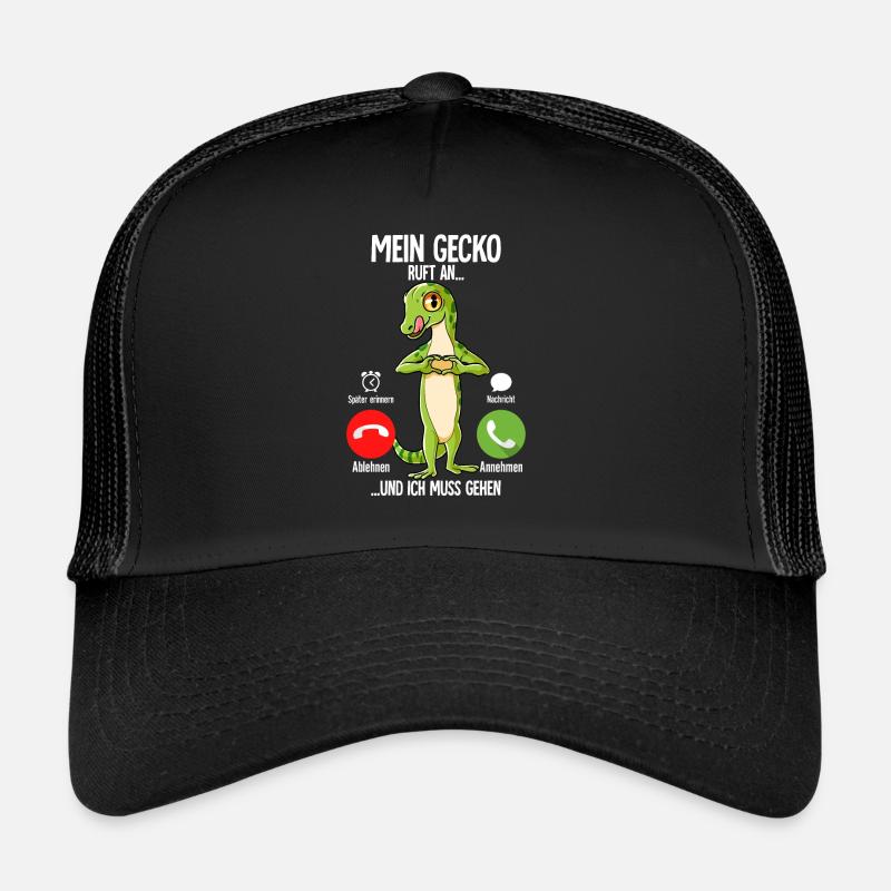 Mein Gecko Ruft An Trucker Cap