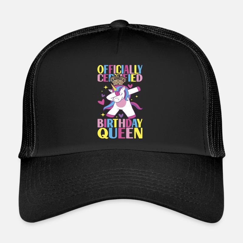 Anniversaire de la licorne Casquette trucker 