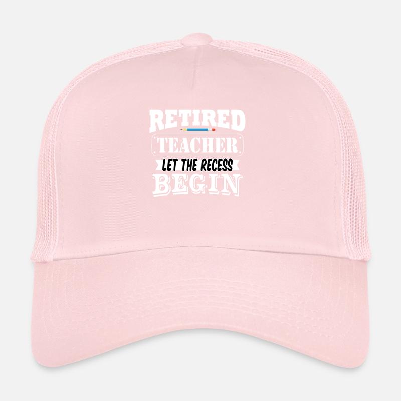 "Pensionierter Lehrer ließ die Pause beginnen" Trendy Trucker Cap