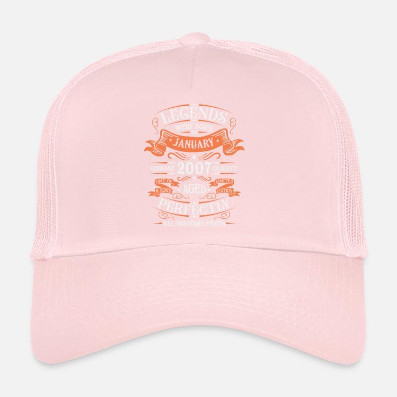 Les Légendes Sont Nées En Janvier 2007 Cadeau Casquette trucker 