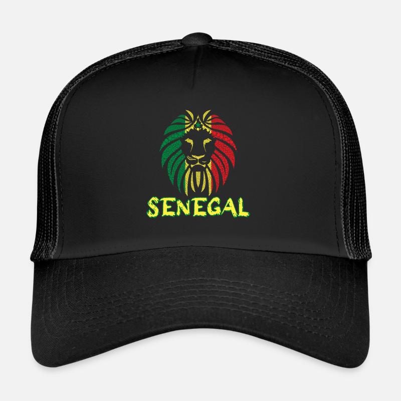 Support équipe de Sénégal Lion De La Téranga 2022 Casquette trucker 