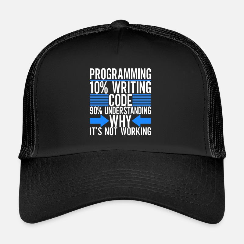 Programmeur Informaticien Casquette trucker 