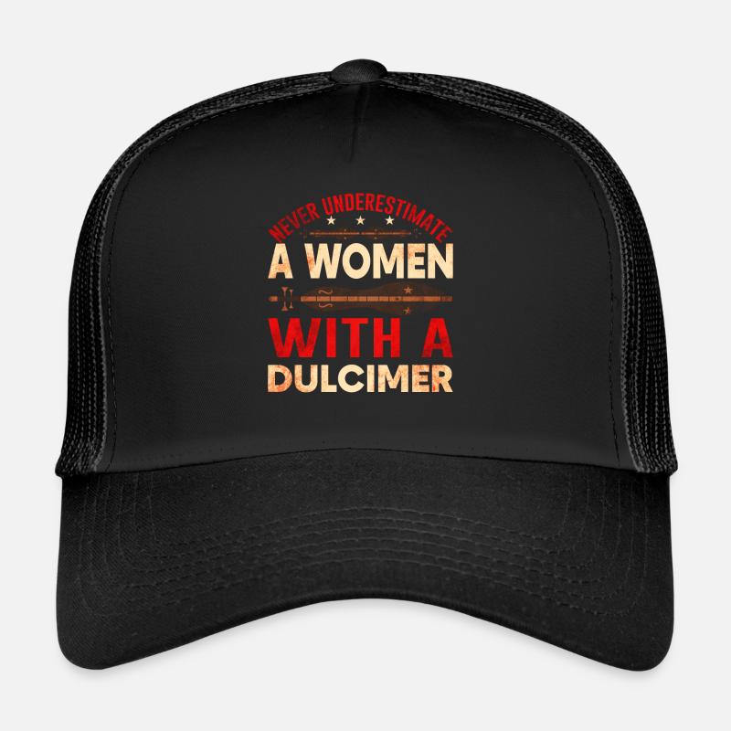 Dulcimer Instrument Femmes Casquette trucker 