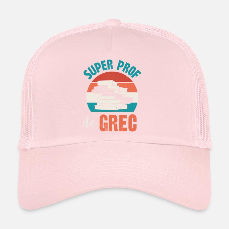 super prof de grec Casquette trucker 