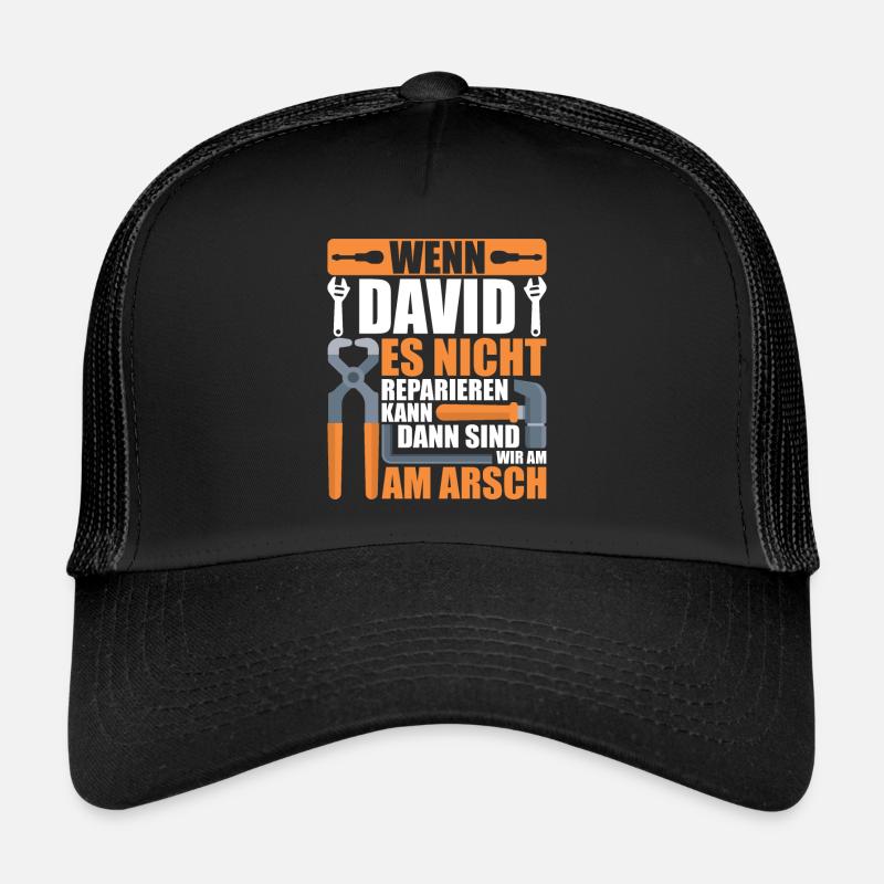 Vorname David Name Geburtstag Geschenk Trucker Cap