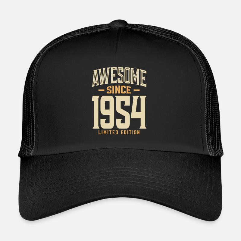 Awesome Since 1954 69th Birthday Trucker Cap