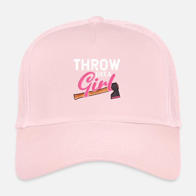 Throwing an axe Trucker Cap