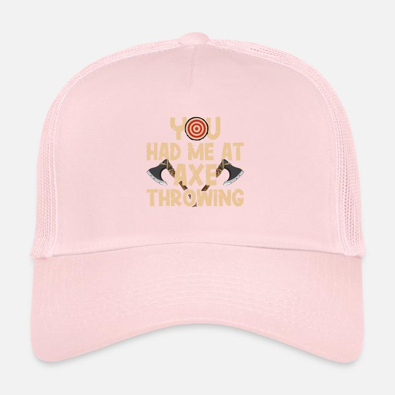 Throwing an axe Trucker Cap