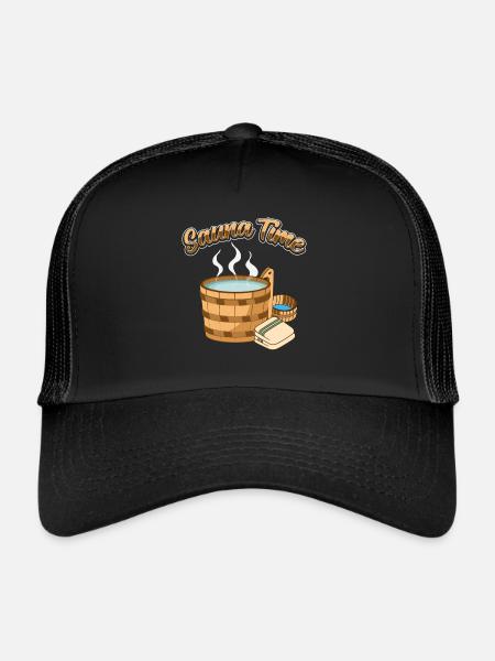 Sauna - Trucker Cap - Schwarz/Schwarz